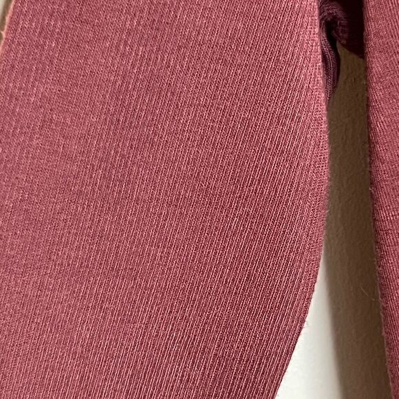 Free People Moonshine Long Sleeve V Neck Berry Tunic Size S - Picture 4 of 9